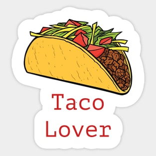 For Taco Lovers Sticker